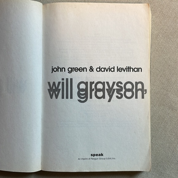 📚2/$6  Will Grayson, Will Grayson #1 Series - Picture 7 of 11